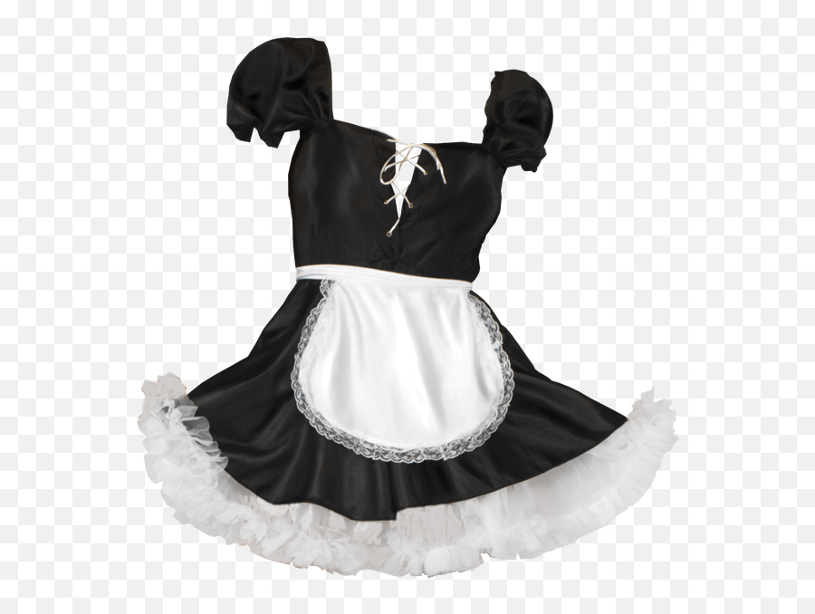 Maids Costume Black And White Free Png Images - Maid Costume Png,Dress Transparent Background