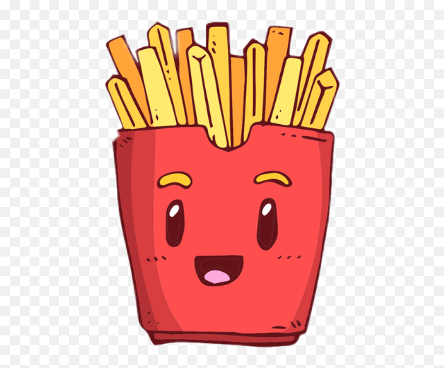 Papasfritas Potato Chips Frenc - Cute French Fries Png,French Fries Png