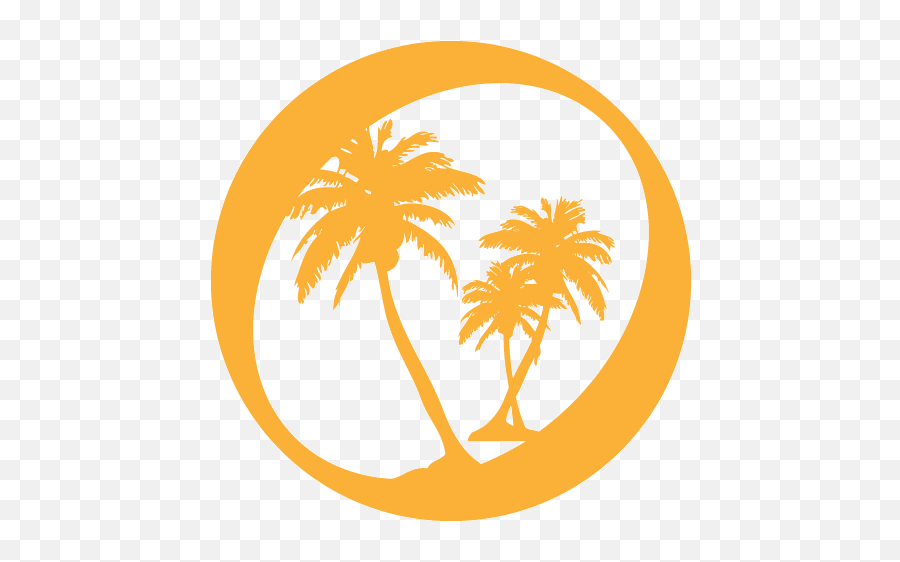 Beach Logo Png Picture - Palm Tree Vector,Beach Logo