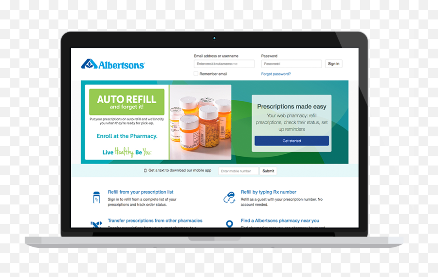 Web Pharmacy Albertsons - Cvs Png,Albertsons Logo Png