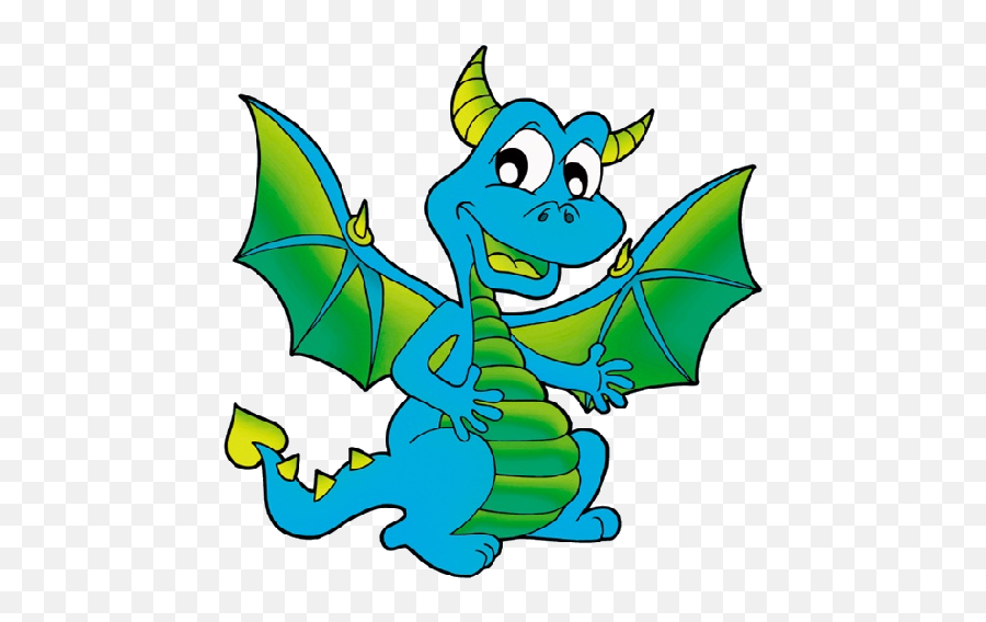 Funny Cartoon Dragon Clip Art Images - Dragon Clipart Png,Dragon Clipart Transparent Background