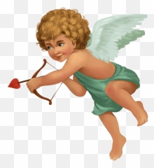 Cupid Shooting Arrow Clipart Free Download Transparent Png - Cupid Shooting Arrow,Arrow Clipart Transparent
