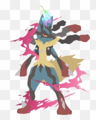 Pokemon Mega Lucario - Pokémon Lucario Mega Shiny Png,Lucario Png