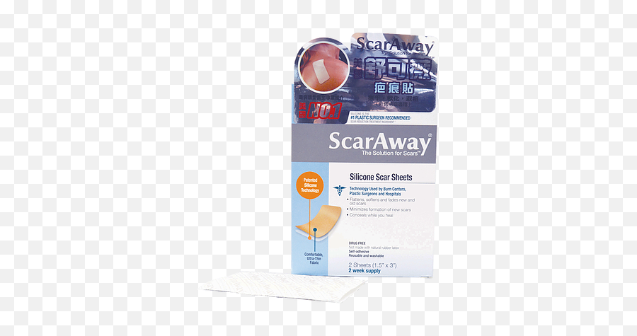 Scaraway - Scaraway Silicone Scar Sheets Png,Scars Png