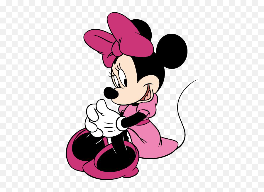 Free Minnie Mouse Png Images Download - Minnie Mouse Sitting Down,Baby Minnie Mouse Png