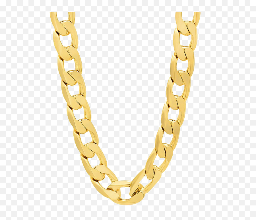 Gold Chain Transparent Background Png - Thug Life Images Chain,Chain Transparent Background