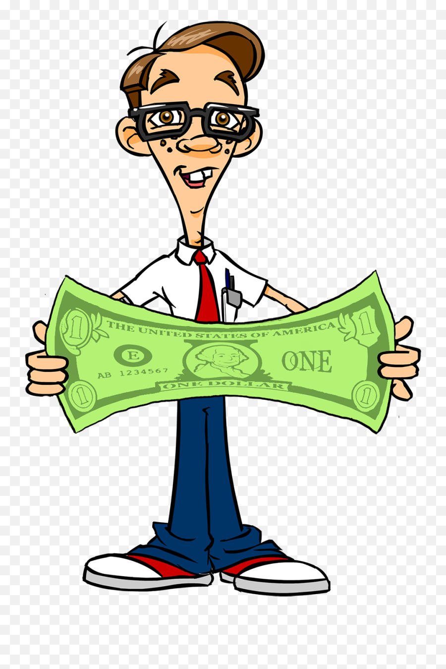 Cartoon Characters With Glasses - Clipart Nerd Png,Cartoon Glasses Png