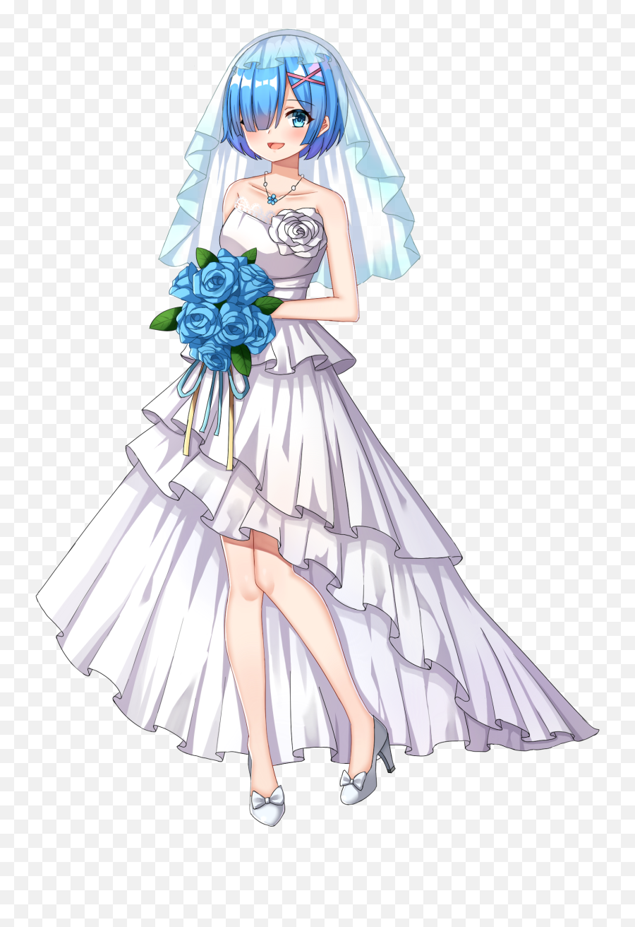 Rem Rezero - Rezero Kara Hajimeru Isekai Seikatsu Rem Bride Png,Rem Png