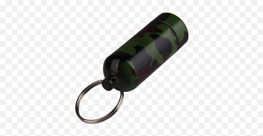 Outdoor Pill Case Camouflage 1pcs Waterproof Box Key Chain Aluminum Bottle Drug Holder Keychain Container Organizer Png