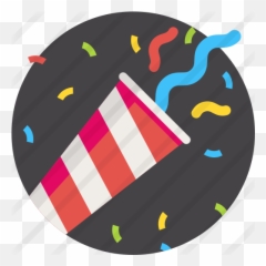 Confetti - Free birthday and party icons Circle png