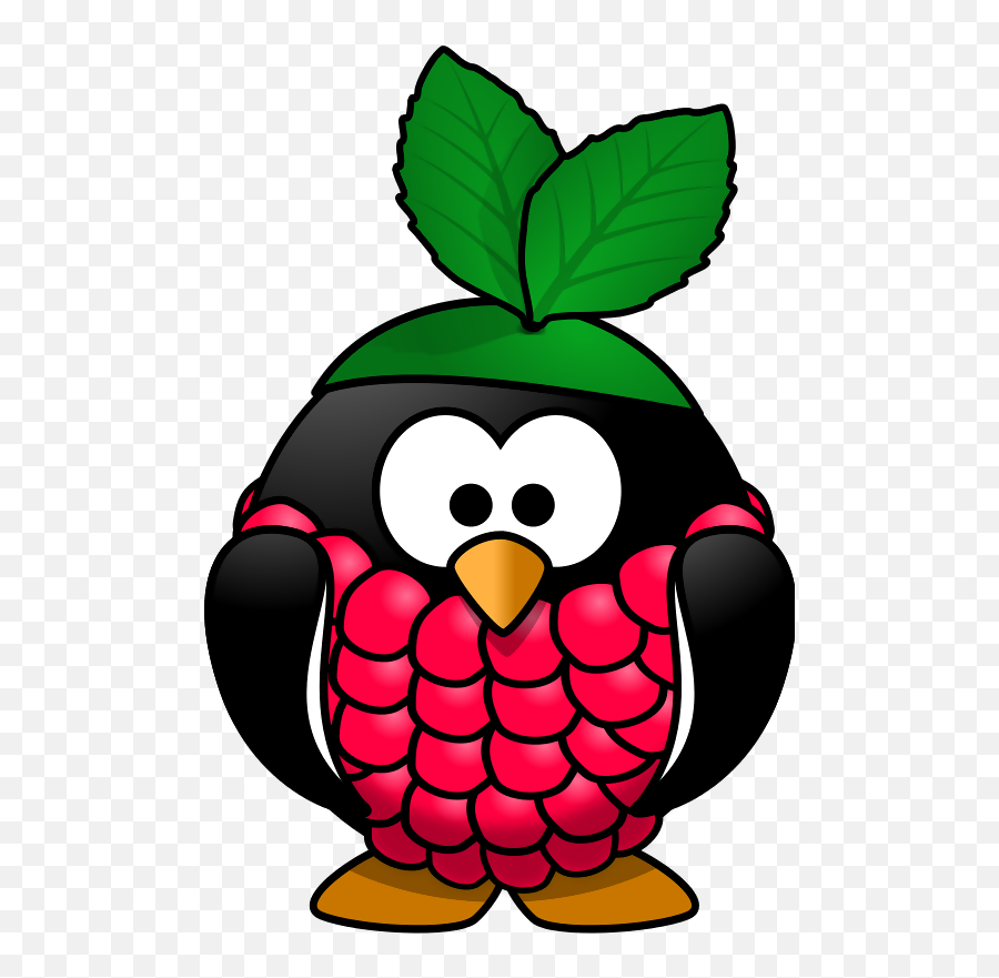 Download Raspberry Icons Computer Linux Party Pi Arch Hq Png - Cartoon Penguin,Raspberry Png