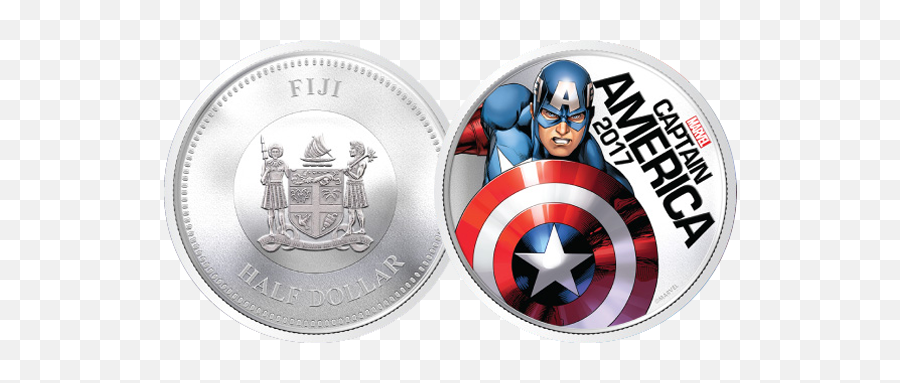 The Captain America Light Up Coin - Shop The Dublin Mint Captain America Png,Captain America Logo