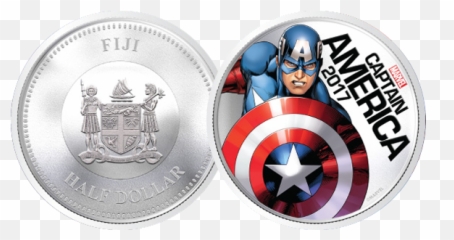 The Captain America Light Up Coin - Shop Dublin Mint png