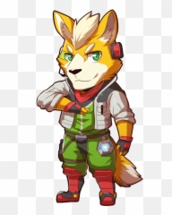 Fox Mccloud By Rabbity Togepi1125 - Fur Affinity Dot Net Fox Mccloud Chibi Png,Fox Mccloud Png