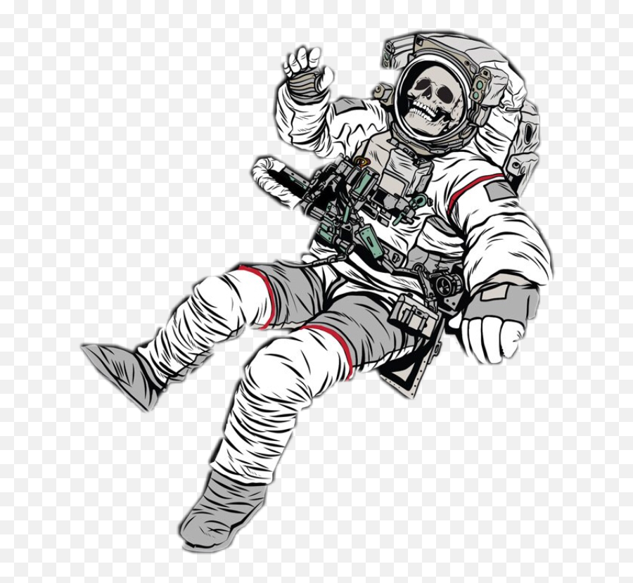 Aesthetic Space Astronaut Goth Sticker By Katiejoy06 - Prometheus Design Werx Sticker Png,Astronaut Transparent Background