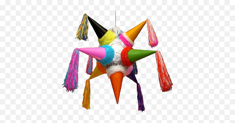 Mexican Papier Mache Art - Piñata 7 Picos Navideña Png,Mexican Png