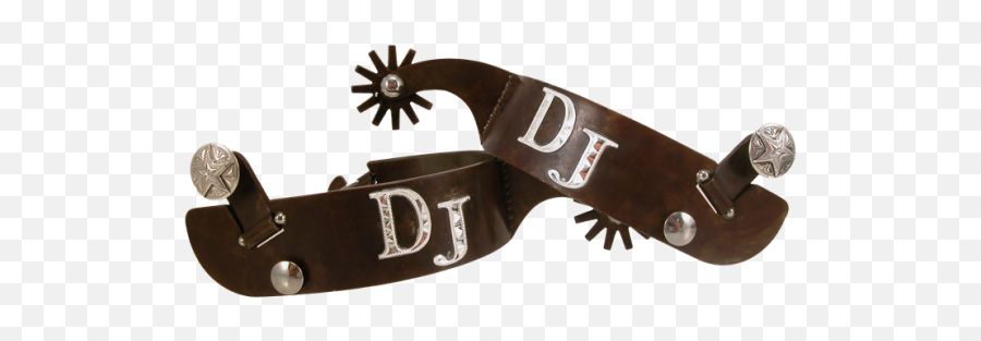 Download Bronc Spurs Brown With Initialslogobrand - Tom Equestrianism Png,Spurs Logo Images