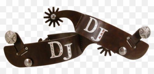 Download Bronc Spurs Brown With Initialslogobrand - Tom Equestrianism Png,Spurs Logo Images