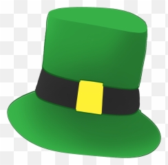 St Patricku0027s Day Clipart - Transparent Background Leprechaun Hat Clip Art Png,Funny Hat Png