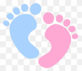 Want To Cast Your Babies Feets Visit Mishiu0027s Baby Studio - Pink And Blue Baby Footprints Png,E For Everyone Png