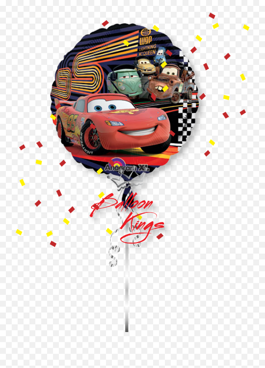Download Lightning Mcqueen And Group - Mc Queen Cars And Cars 2 Balloons Png,Lightning Mcqueen Logo