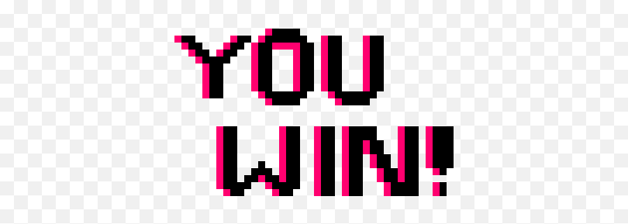 You Win - You Win Png Pixel,You Win Png