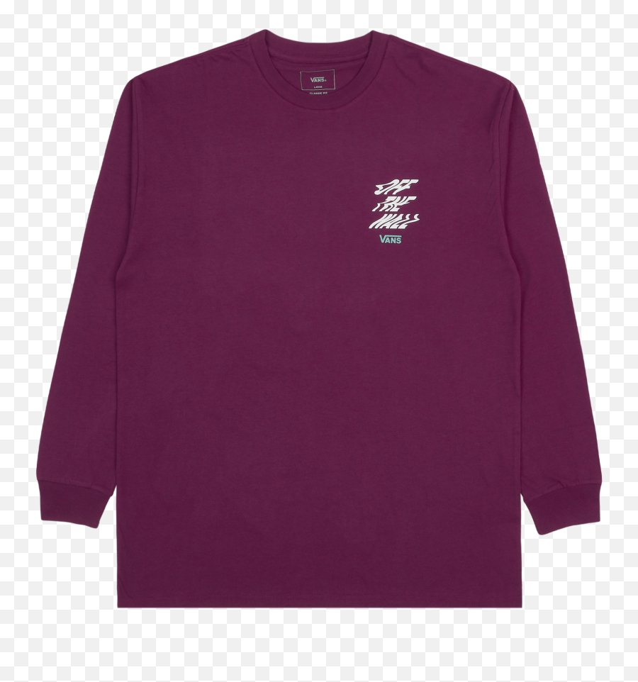 V66 Off The Wall Longsleeve T - Shirt Long Sleeve Png,Vans Off The Wall Logo