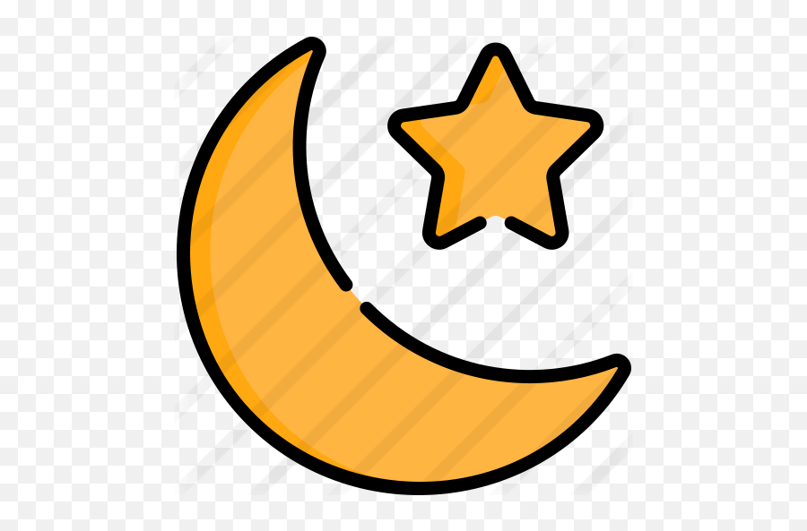 Islam - Free Shapes And Symbols Icons Ramadan Moon And Star Clipart Png,Islam Symbol Transparent