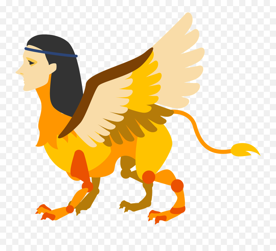 Sphinx Mythology - Man Eagle And Lion Clipart Free Png,Sphinx Png