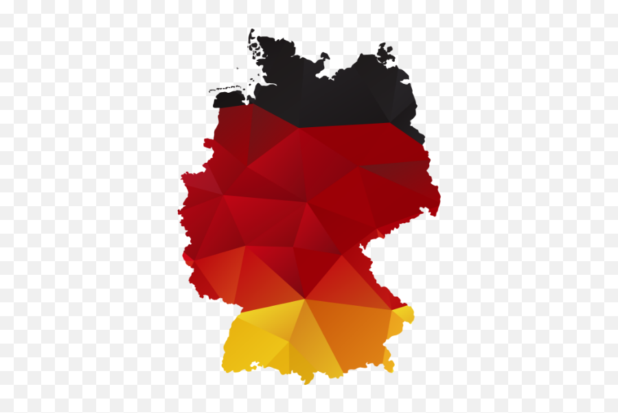 Germany - Germany Map Flag Colour Png,Colors Png
