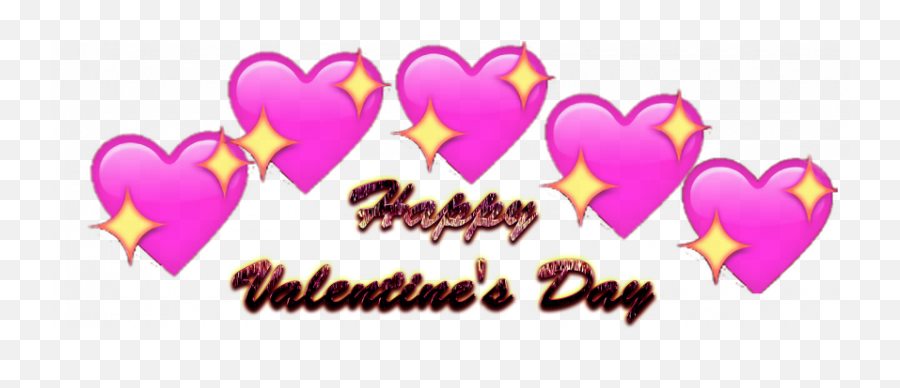 Happy Valentines Day Png - Heart Emoji No Background,Happy Valentines Day Png