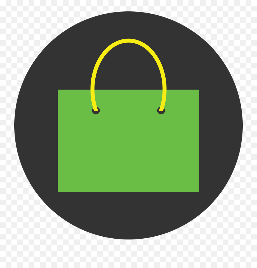 Flat Design Shopping Bag Icon - Icone De Moda Png,Bag Icon Png
