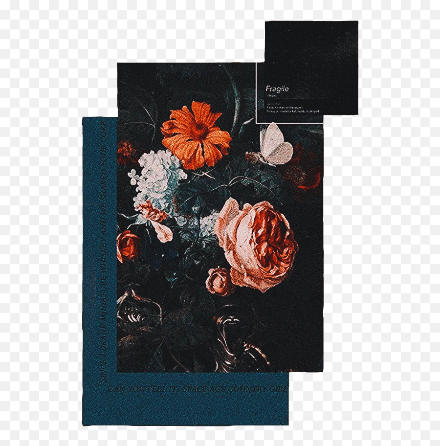 Palette Flowers Sticker By W H O C A R E S - Stock Photography Png,Vintage Roses Png