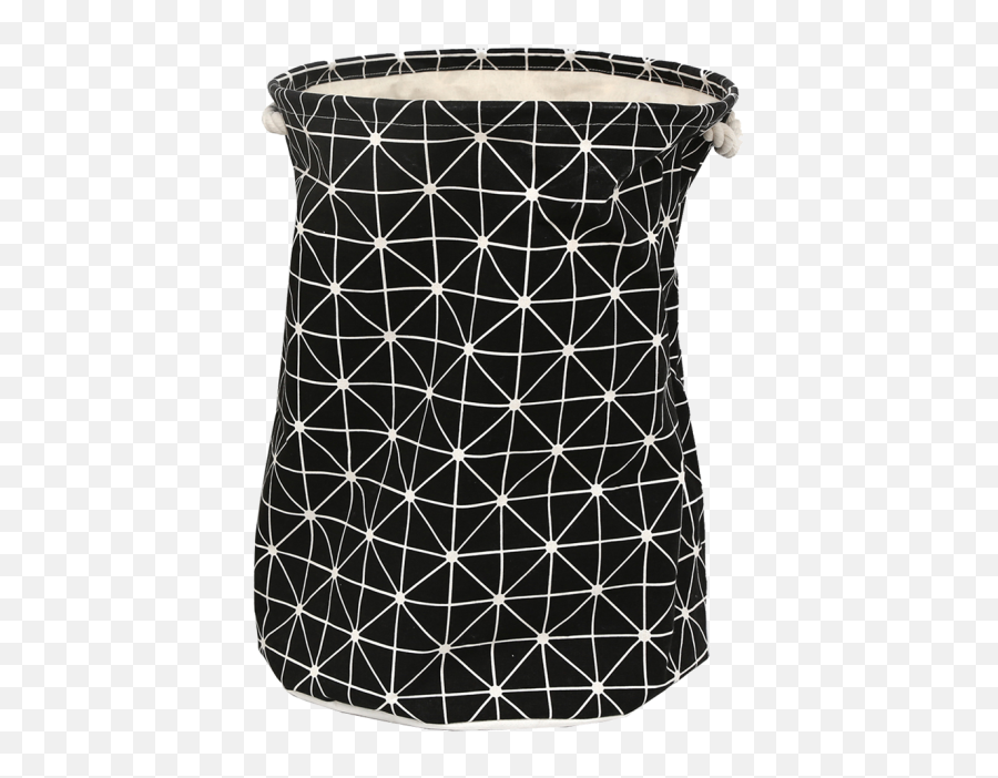 Laundry Basket With Geometric Print - Serveware Png,Laundry Basket Png