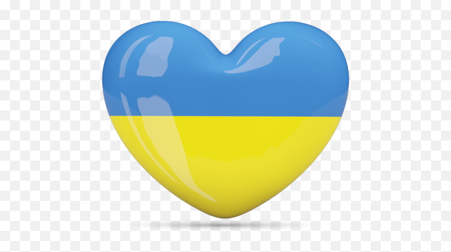 Heart Icon Illustration Of Flag Ukraine Png Blue