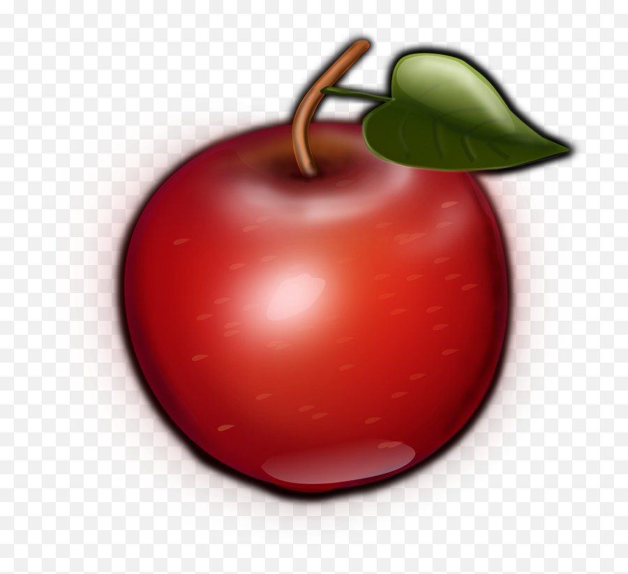 Apple Ii Computer Icons Color Emoji Fruit - Things Red Apple Png,Apple Icon Emoji
