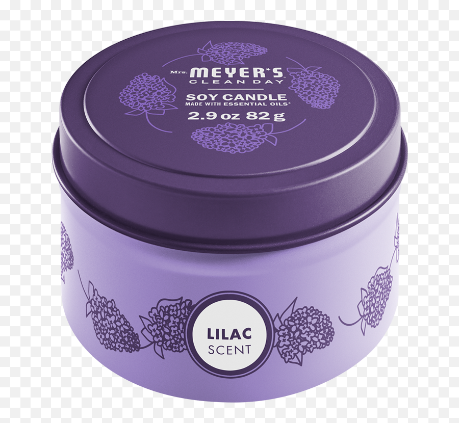 Lilac Tin Candle - Cream Png,Lavendar Bush Icon