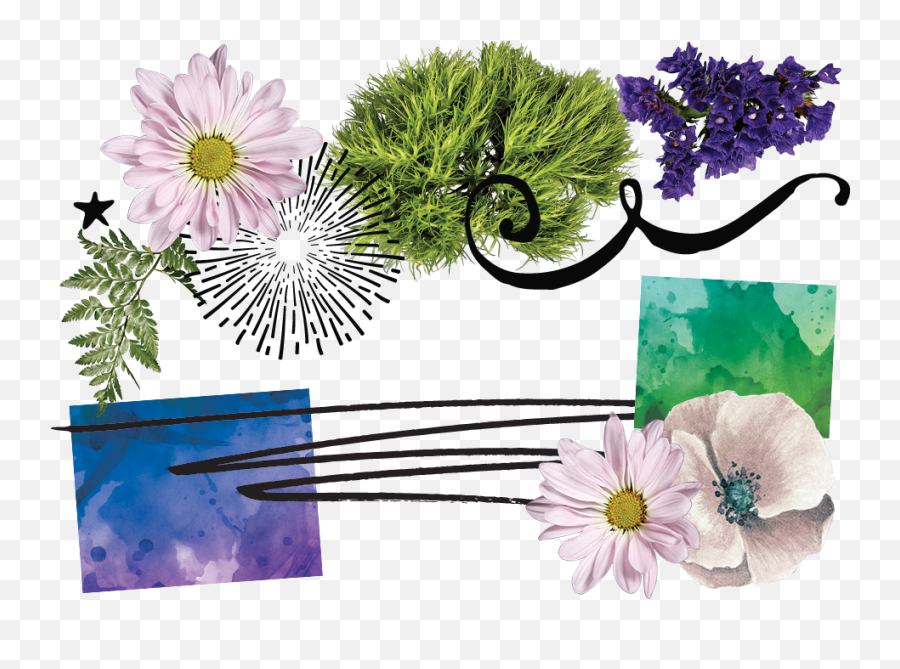 Create A Hand - Painted Style Garden Party Poster In Photoshop Floral Png,Grunge Icon Tutorial