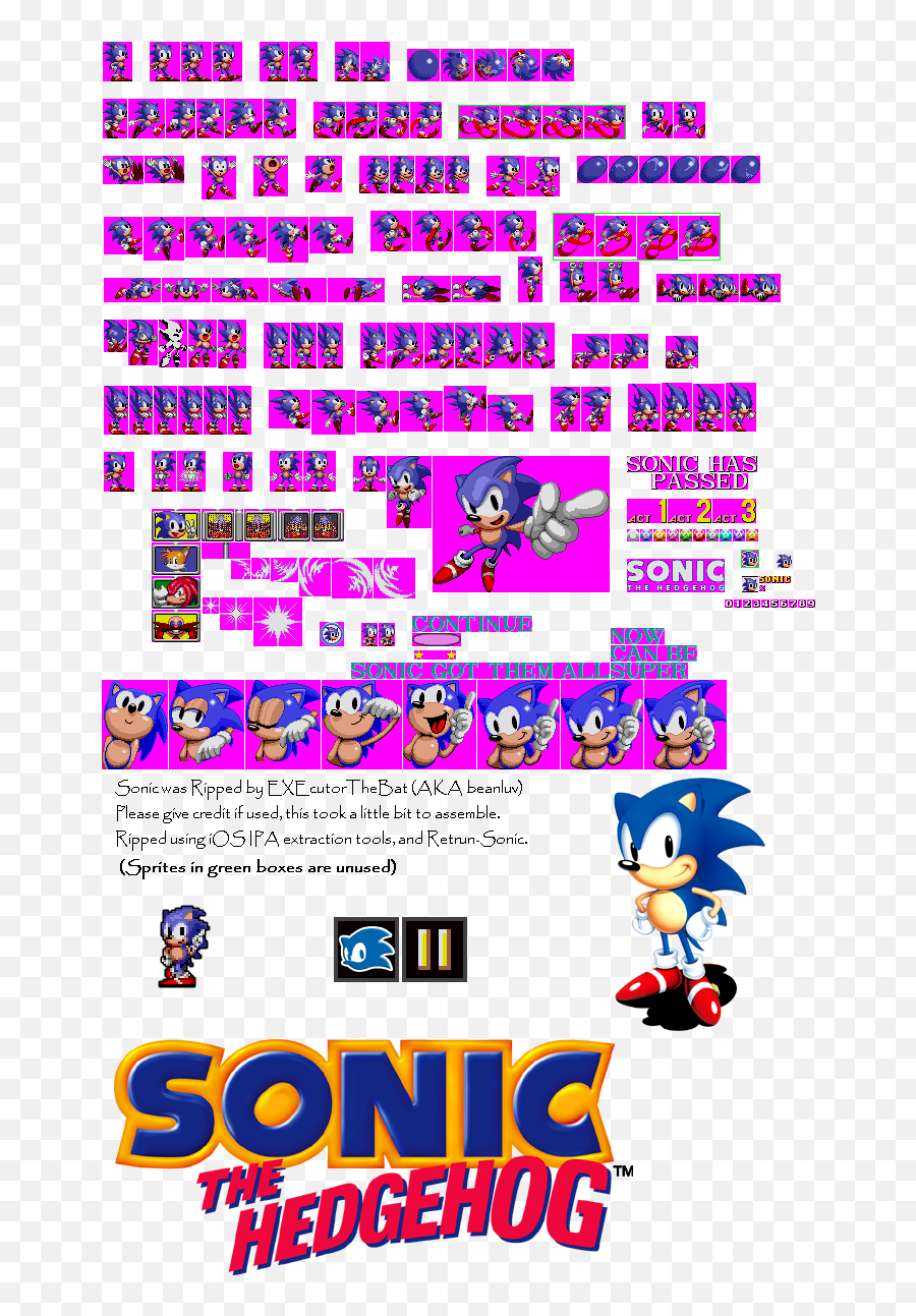 Mobile - Sonic 1 Remastered Sprites Png,Sonic Cd Icon