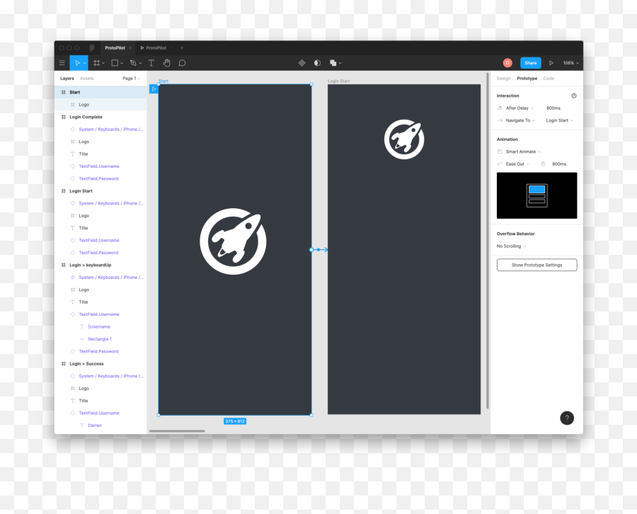 Prototyping In Figma And Protopie A - Vertical Png,Selection And Comparing Icon