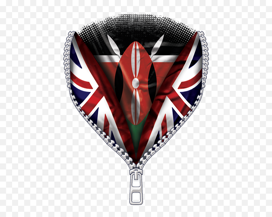 Kenya Flag Zipped British Spiral Notebook - Flag Png,British Flag Icon