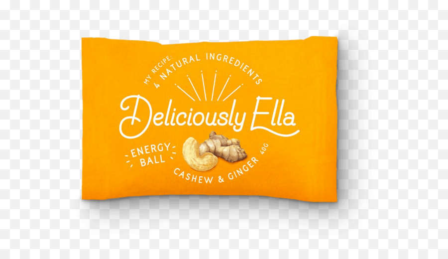 Deliciously Ella Cashew Ginger Energy Ball 40g Png