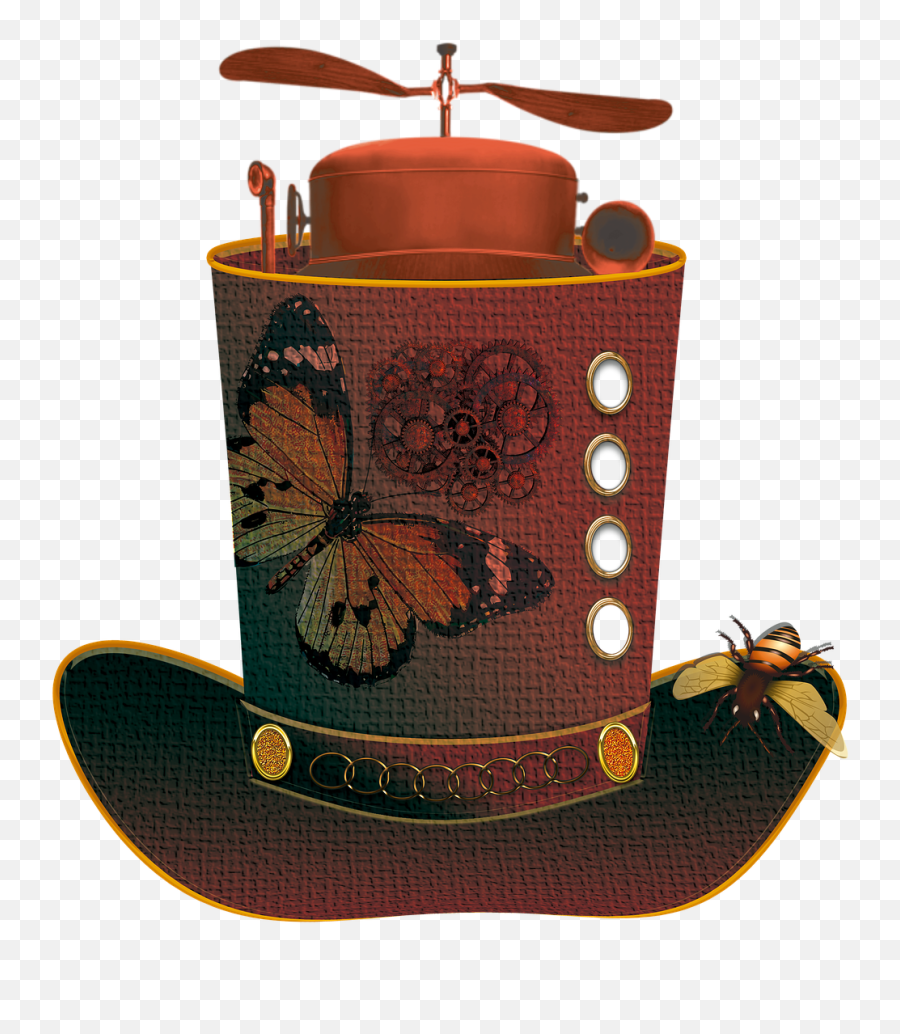 Steampunk Hat Vintage - Free Image On Pixabay Cylinder Png,Steampunk Icon Png