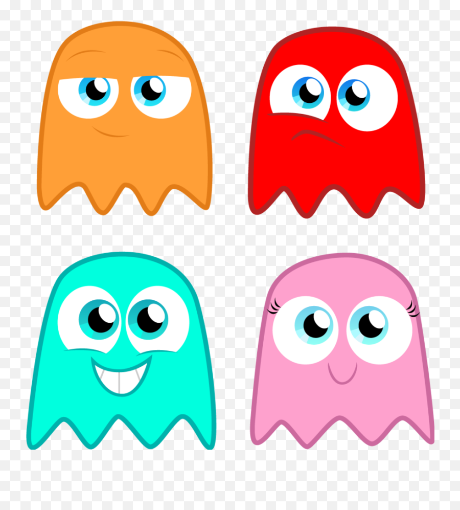 Eyes Clipart Ghost Transparent Free For Download - Cartoon Pac Man Ghost Png,Pac Man Transparent Background