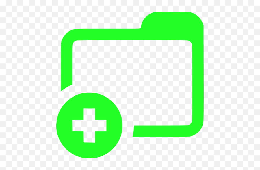 Add Folder Icons - Agregar Carpeta Icono Png,Green Folder Icon