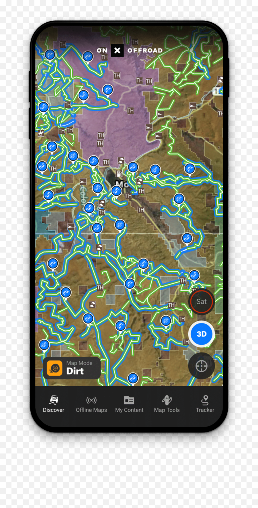 Offroad Gps Maps App Find Atv Dirt Bike Utv 4x4 Trails Onx - Language Png,Jawbone Icon Loop