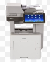 Multifunction Bu0026w Laser Printer With Smart Panel Mp 501spf - Ricoh Mp png