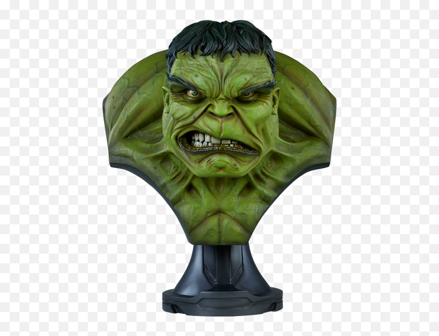 Marvel The Incredible Hulk Life - Size Bust By Sideshow Collec Incredible Hulk Png,Hulk Smash Png
