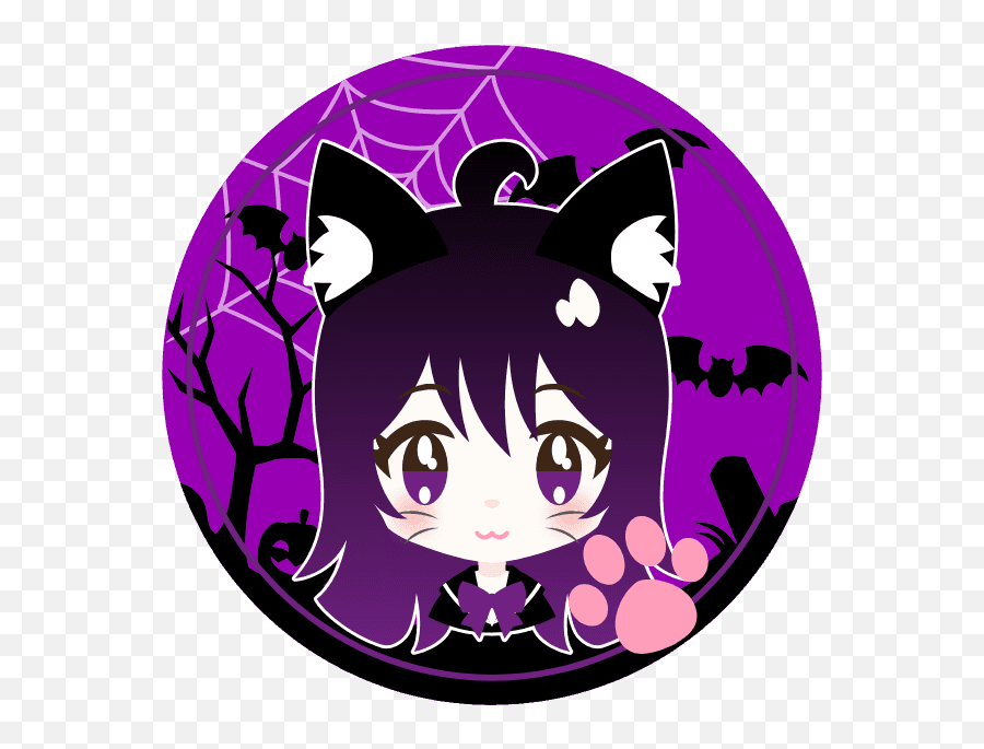 Silentblackcat Details - Girly Png,Purple Anime Icon