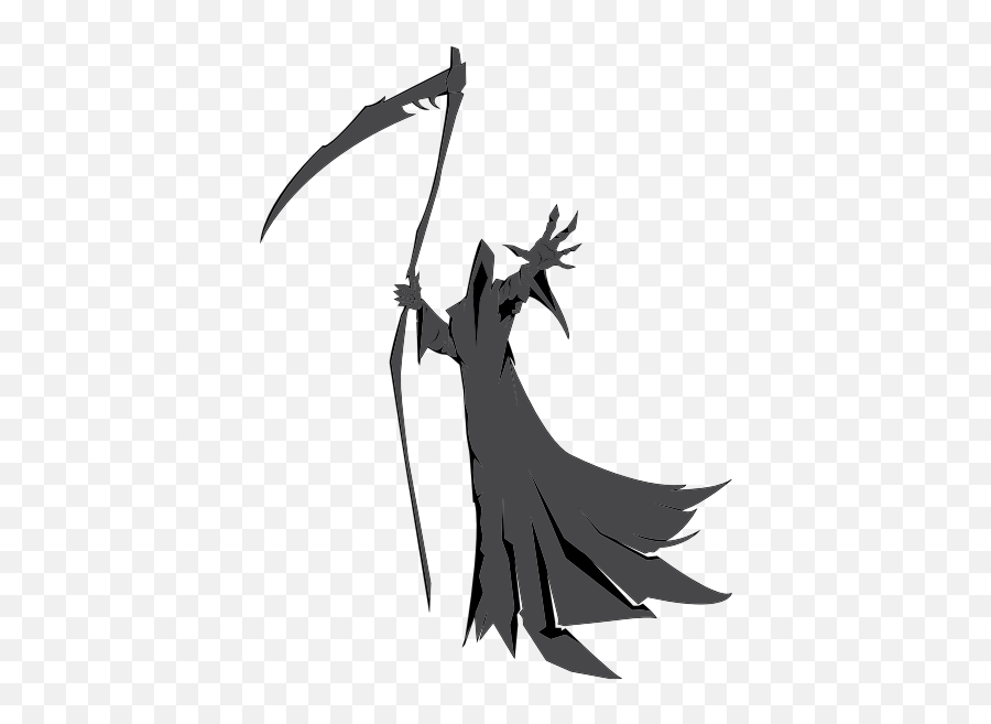 Grim Reaper Illustration Free Svg - Grim Reaper Scythe Drawing Png,Grim Reaper Png